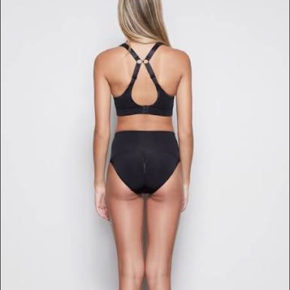 NWT Good American blush high impact sports bra XS - Picture 4 of 10